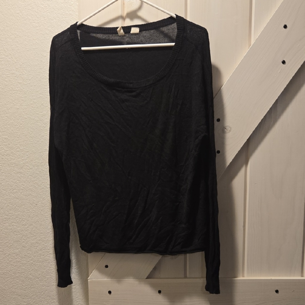 Anthropology Moth Black Women's Top